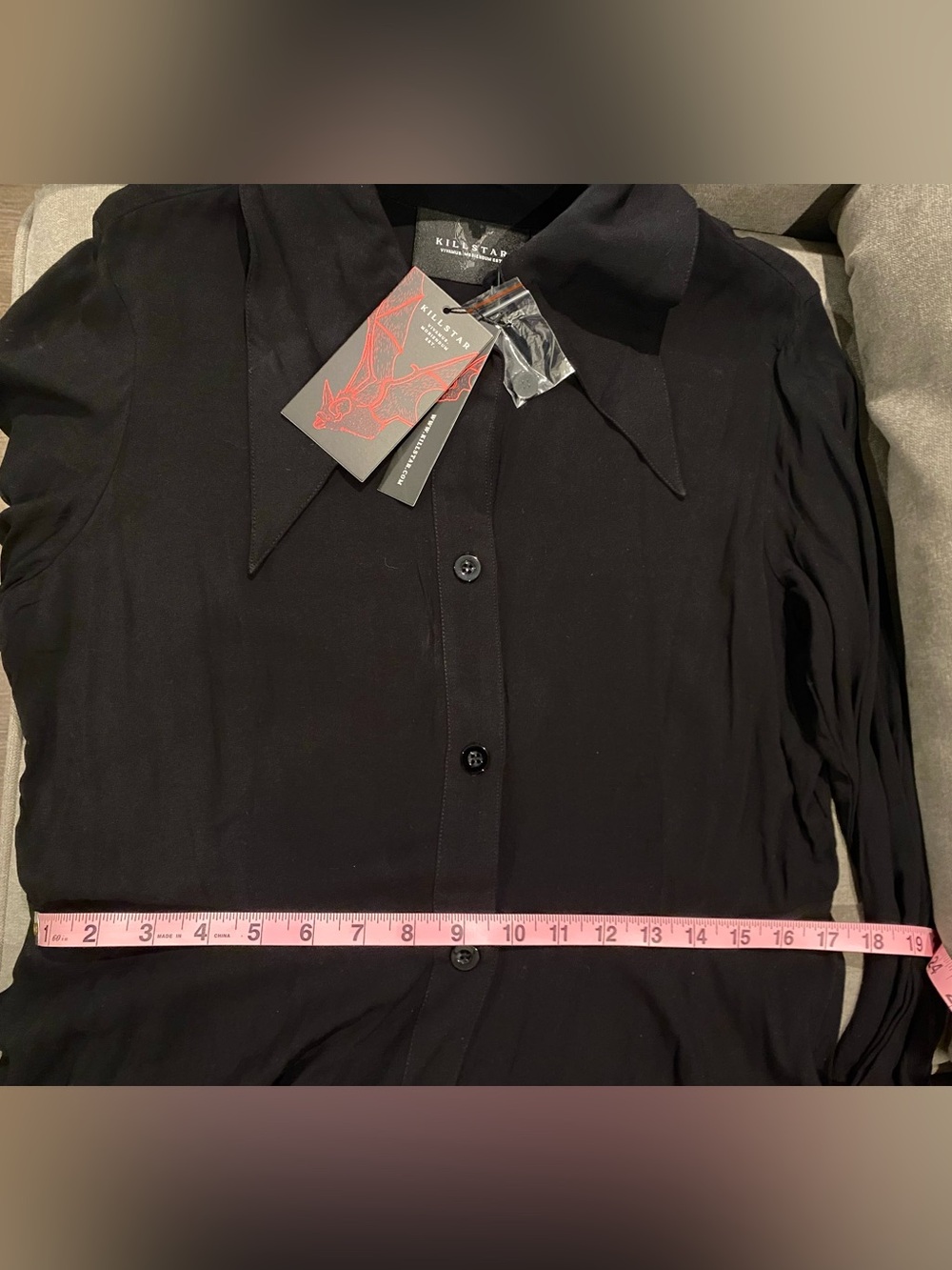 Killstar 🖤 Kimaris Long-Sleeve Gothic 🖤 Black Dress NWT ✨ - Picture 8 of 10